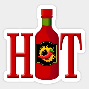 Hot Sauce Bottle Sticker